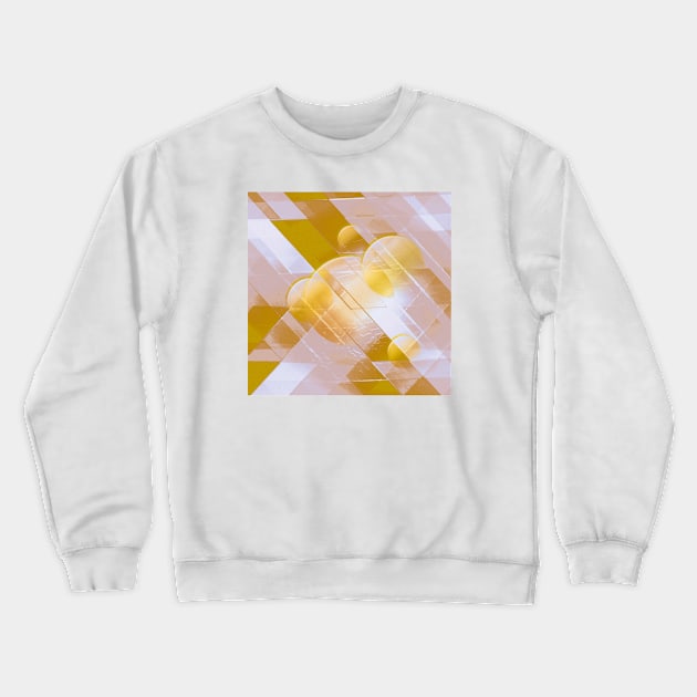 Gold pattern Crewneck Sweatshirt by Graph'Contact